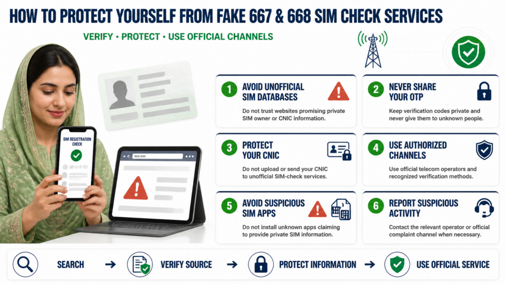 How to Protect Yourself From Fake 667 and 668 SIM Check Services