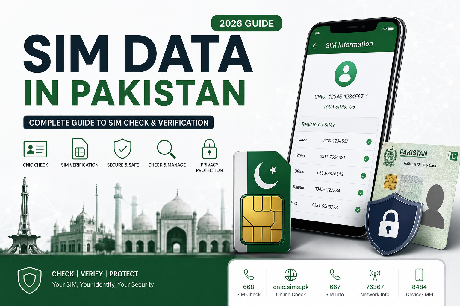 SIM Data in Pakistan: What It Means and What You Can Actually Check