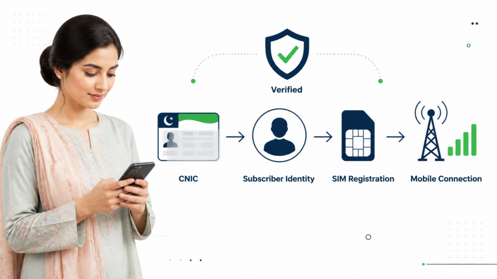 What SIM registered on CNIC means in Pakistan
