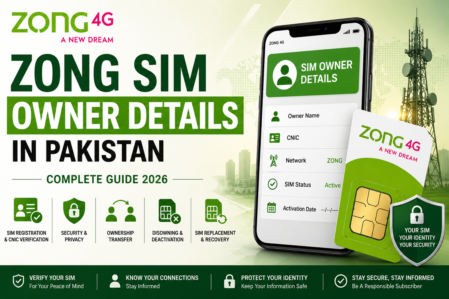 Zong SIM Owner Details in Pakistan: A Complete Guide